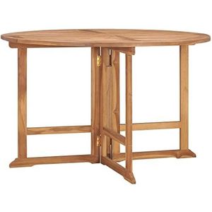 CBLDF Opvouwbare Tuin Eettafel 110x75 cm Massief Hout Teak