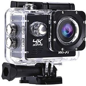 4K Action Camera WiFi, Duiken 1 6mp Sportcamera, 170D 30m high-definition onderwatercamera, buitenwaterdichte en anti-shake waterdichte camera
