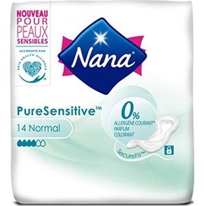 Nana Pure Sensitive Normal Maandverband x14 (4 stuks)