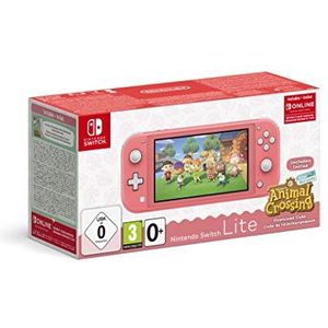 Nintendo Switch Lite (Coral) + Animal Crossing New Horizons
