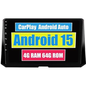 RoverOne Auto Stereo CarPlay Hoofd Unit voor Toyota Corolla 12 2018 2019 2020 2021 2022 2023 Android Auto Touchscreen Sat Navi Bluetooth WiFi Radio Speler