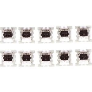 10 stuks/partij 3 Pin Outemu Mx mechanische toetsenbordschakelaar, zwart, blauw, bruin, mechanische toetsenbordschakelaar, golfschakelaar (bruin)