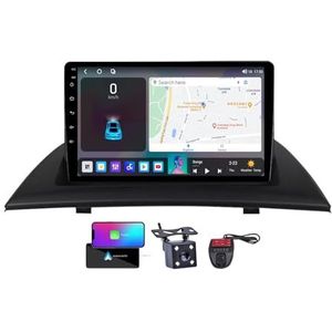 Android 13 Autoradio 2 DIN Compatibel met BMW X3 E83 2004-2012 9 Inch Touchscreen Carplay en Android Auto met Bluetooth 5.0/FM RDS/Bediening op het stuur/Achteruitrijcamera(NF-6)