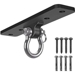 Vaststelling Hanger Swing Hanger Plafond Mount Hanger Hangmat Haak Fitnessapparatuur Veranda Draaibare Haken Swing Swivel Hangers voor Yoga Speeltuin(DG-08