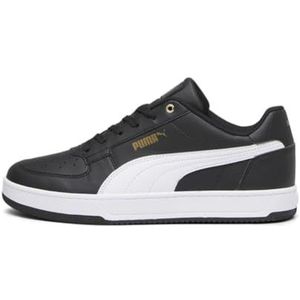 PUMA Heren Caven 2.0 Sneaker, zwart wit-goud, 13 UK, Puma Zwart PUMA witgoud, 48.5 EU