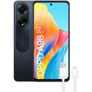 OPPO A98 5G 17,1 cm (6.72") Dual SIM Android 13 USB Type-C 8 GB 256 GB 5000 mAh Zwart