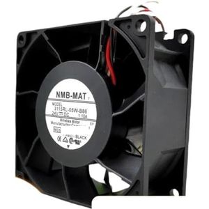 Voor NMB 3115RL-05W-B86 8CM 24V DC 1.10A Koelventilator Luchtstroom voor Converters, Voedingen, Industriële Koeling
