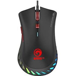 Marvo Pro Bedrade Optische Gaming Muis 7 Knoppen RGB Backlight DPI 1000/1600/3200/6000/10000 20 miljoen klikken (G985)