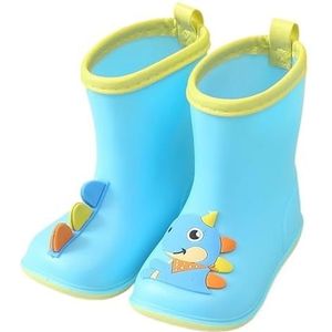 Regenschoenen for jongens en meisjes, regenlaarzen, waterdichte schoenen, antislip regenlaarzen(Color:Blue,Size:Size 15/15CM)
