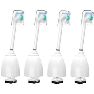 YanBan Vervangende opzetborstels, 4 stuks tandenborstelkop, compatibel met Philips, Essence, Elite, Xtreme, Advance en CleanCare elektrische tandenborstel