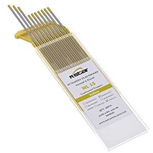 1.5% Lanthanated TIG lassen wolfraam elektroden 3/32 ""x 7"" WL15 Tig Tungsten 10-Pack2