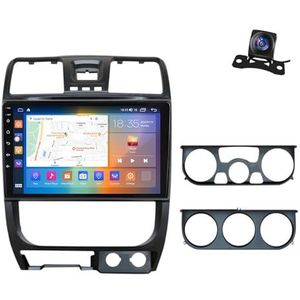 Android 13.0 2 Din Autoradio 9"" Touchscreen Auto Stereo Voor Great Wall Wingle 5 2009-2015 Met Draadloze Carplay Android Auto GPS Navigatie AHD Omgekeerd Beeld Stuurwielbediening(Size:P5(4G+64G))