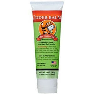 The Happy Cow Moisturizing Udder Balm - 88mL (3 oz) Tube (1 Pack)