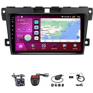 Android Touch Screen Car Stereo 10 Inch Car Stereo Radio Plug And Play Autotoebehoren Autoradio met Bluetooth En Navigatie En Achteruitrijcamera Voor Mazda CX7 2008-2015(M400S 4G+WIFI 4G+64G)
