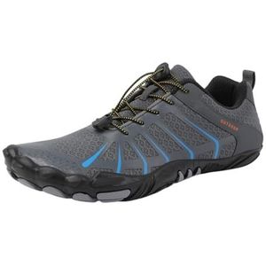 AZIMAO Hardloopschoenen op blote voeten Dames - Lichtgewicht trailrunningschoenen for dames for ongeëvenaard comfort en stijl(GRAY,46 EU)