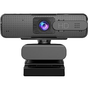 Webcam, HD USB Webcam 1080p Autofocus Web Camera Met Microfoon AF Autofocus Camera for Computer Live Online Onderwijs,voor livestreaming, videogesprekken en conferenties