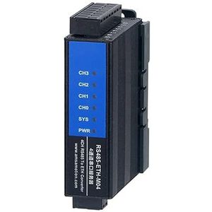 LMNCBVYA RS485-ETH-M04 Industrial 4-Port RS485 to Ethernet Device Server for IoT Communication