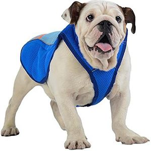 HaiMa Pet Dog Zomer Cool Vest Ademende Comfortabele Zonnebrandcrème Koeling Kleding Jas Pet Vest - M