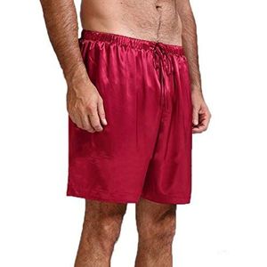 Satijnen heren slaapshort coole en comfortabele shorts slaapshort thuis shorts