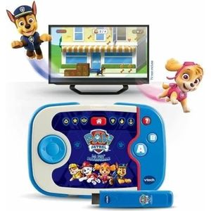 VTech - Paw Patrol, ABC Smile TV, mijn eerste educatieve tv-console, spel- en leerconsole met draadloze controller, HDMI-stick, cadeau voor kinderen van 3 jaar tot 7 jaar - inhoud in het Frans