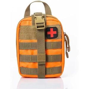 Trauma EHBO-kit Molle Medical Pouch-Outdoor Medical Box Groot formaat overlevingstas EHBO-tas Medical Kit Bag EMT Emergency Bag (Color : Orange)