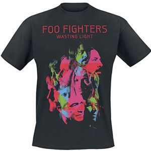Foo Fighters Wasting Light T-shirt zwart M 100% katoen Band merch, Bands