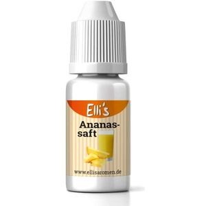 Ellis Aroma's Ananassap, natuurlijk levensmiddelaroma, voor gerechten en dranken, 10 ml