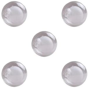 5 Set Lampenkap Cover Plafond Verlichtingsarmatuur Kantoor Slaapkamer Glas Globe Lamp Shade, Wit, 80mm