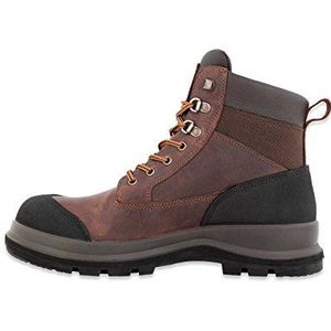 Carhartt Detroit 6 Inch Rugged Flex S3 veiligheidsschoen unisex werkschoen voor heren, donkerbruin, 43 EU