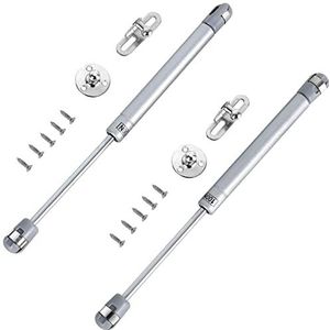 Pneumatisch-hydraulische steunen, 2 stuks gasveerscharnieren, kastdeurscharnieren, automatische dekselsteun, pneumatische armen, speelgoeddoosdempers, hefsteunen, kledingkastzuiger(12"")