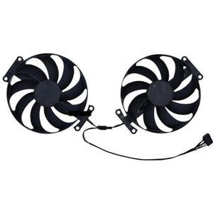 2 stuks T129215BU, grafische mijnkaartventilator en videokoeler voor ASUS voor CMP40HX 8G, voor CMP 30HX 6G