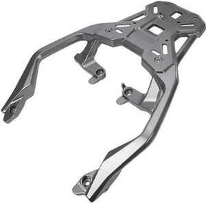 plankbeugel Motorfiets Achter Bagagerek Cargo Rack Opbergbox Ondersteuning Speciaal Voor XADV750 2021 2022 2023 2024 2025(Zilver)
