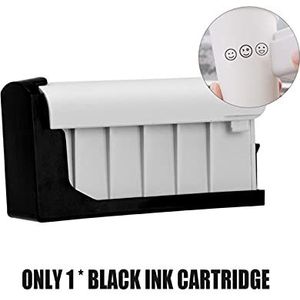 Handheld Inkjet -printer PrintPods Handheld Printer Mini Draagbare Inkjet Tattoo-printer met inktcartridge WiFi-verbinding Niet gemakkelijk te vervagen(Only Black Ink)