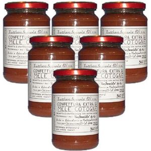 San Benedetto kweepeer extra jam - Italiaans ambachtelijk product (6 potjes 380 gram)