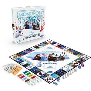 Hasbro 61106642 Disney Frozen 2 Monopoly, bordspel voor kinderen vanaf 8 jaar