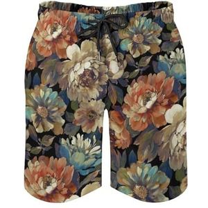 Modieuze en unieke Hawaii-shorts voor heren, sneldrogende korte broek in tropische stijl, surfend strand zwembroek, Kleur 3, M