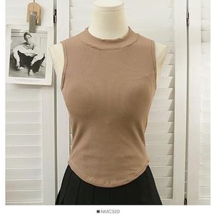 Fat mm halfhoog overhemd met knoopsluiting op de borst for dames plus maat zomer nieuw slank hemdje 300 pond trendy(Kleur:CAMEL,Size:2XL[75.00kg-100.00kg]])