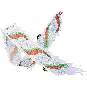 Dragon Ribbon Streamer, Dragon Silk Flowy, Oefenlint Streamer Silk Dragon Dance Ribbon Streamer, 3D Kleurrijke Dragon Silk Flowy Spinning & Shaking Poi Outdoor Park (Color : D, Size : 8m/26ft)