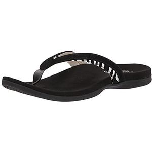 Spenco Flipflop teenslippers voor dames, zwart, 37.5 EU