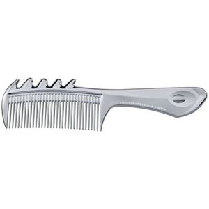 LOVE CHROME F SCALP-GUASHA SILVER/Japanse ambachtelijke haarkam
