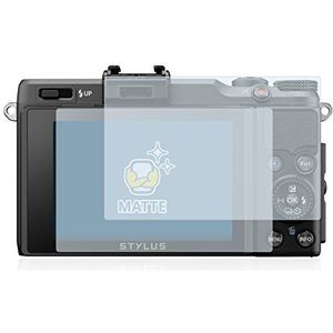 BROTECT 2x Antireflecterende Beschermfolie voor Olympus Stylus XZ-2 Anti-Glare Screen Protector, Mat, Ontspiegelend