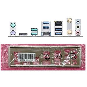 Zahara IO-beschermschild voor achterkant voor mengsel, vervanging voor ASUS Z390-PLUS Gaming WiFi