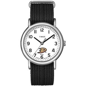 TIMEX Unisex Weekender 38mm Horloge met Slip-Thru Single Layer Strap, Anaheim Eenden, Weekender 38 mm