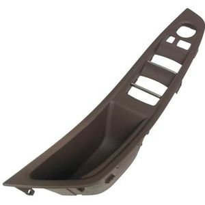 Binnendeur Handvat Auto Voor BMW 5 Serie F10 F11 520i 523i 525i Voor Links Beige Zwart Bruin Auto Interieur F10 Deurarmsteun Paneel Deurgreep Vervanging(Model A Moka)