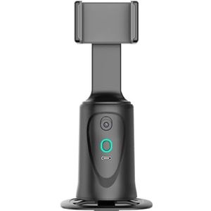 AI Mini Selfie Stick Automatische Tracking Schieten Beugel 360 Graden Rotatie Intelligente Volg Live Telefoon Gimbals (zonder Afstandsbediening)