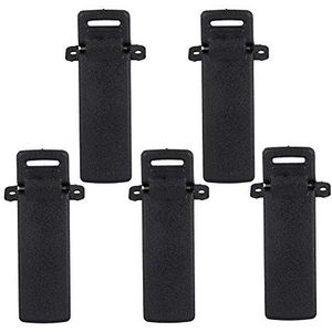 Diyeeni Draagbare riemtang, 5 stuks, duurzaam, walkietalkie-tang, compatibel met BAOFENG UV-5R / UV-5RA / UV-5RB / UV-5RC / UV-5RD / UV-5RE / UV-5RE Plus TH-F8