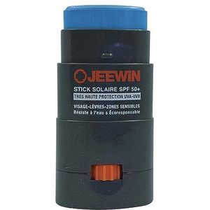 JEEWIN Sunblock Stick SPF 50+ - BLAUW | ook geschikt voor bescherming tattoo | 100% Minerale zonbescherming UVA+UVB | Koraal Safe