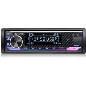 Caliber Autoradio Bluetooth 1DIN, FM Tuner, 4x100W, USB/Micro SD, 2.1A Laadfunctie, Aux-in, Handsfree bellen, Externe Microfoon, RCA-uitgang, MP3/WMA/APE/FLAC