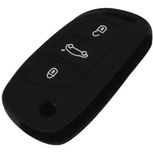 Afstandsbediening Autosleutel Siliconen Hoes Case voor Citroen DS3 DS4 DS5 DS6-black