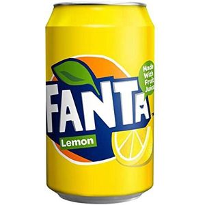 Fanta Ice lemon Blikjes 33cl Tray 24 stuks Frisdrank